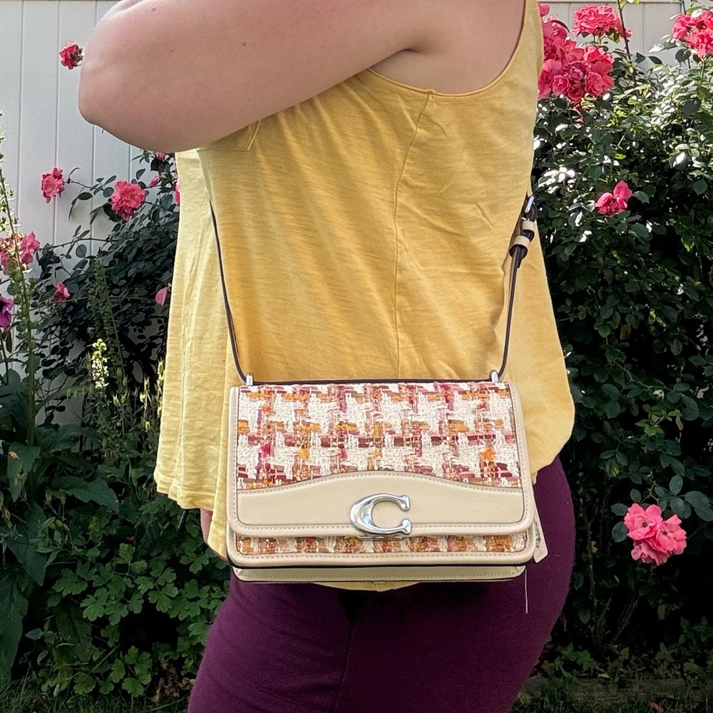 Coach Tweed Bandit Shoulder Bag CP153 - Picture 6 of 15